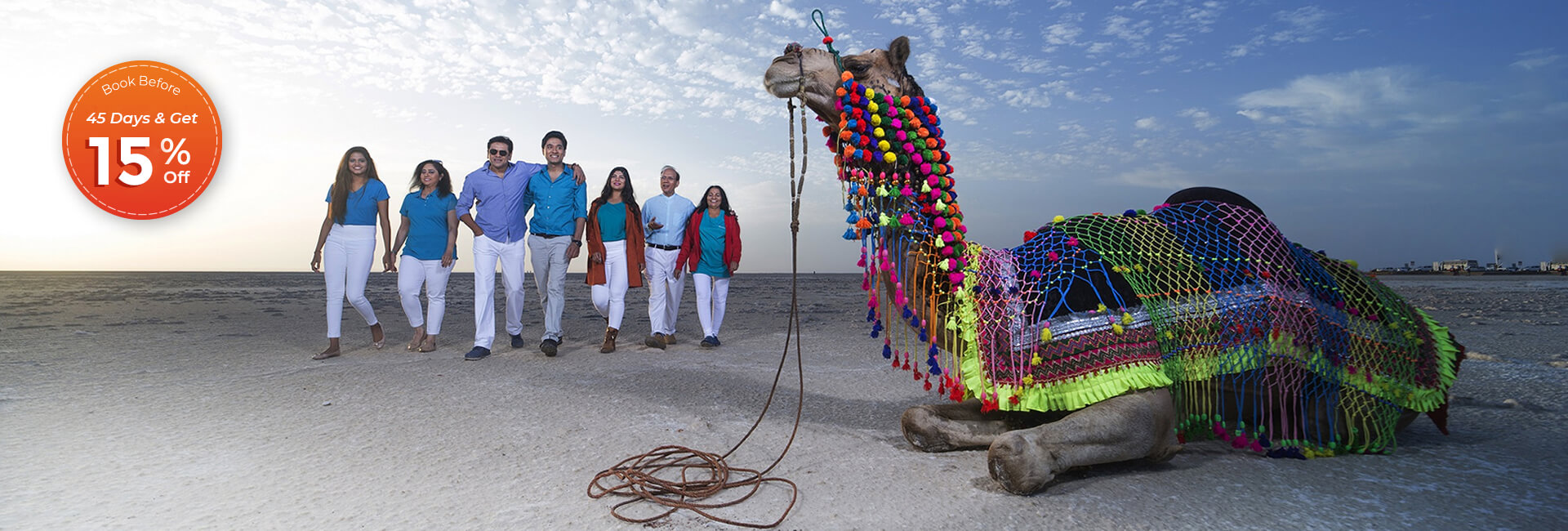 Camel Riding in Kutch Rann