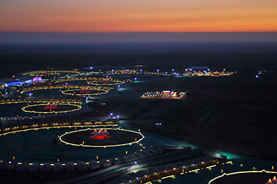 kutch rannutsav night view