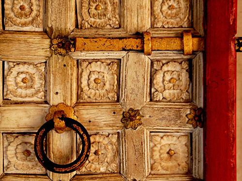 Ivory door